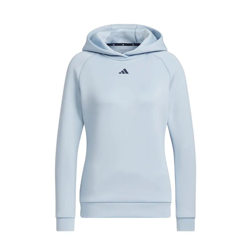 ADIDAS 3D Deboss Knit Women's Hoodie (Blue)