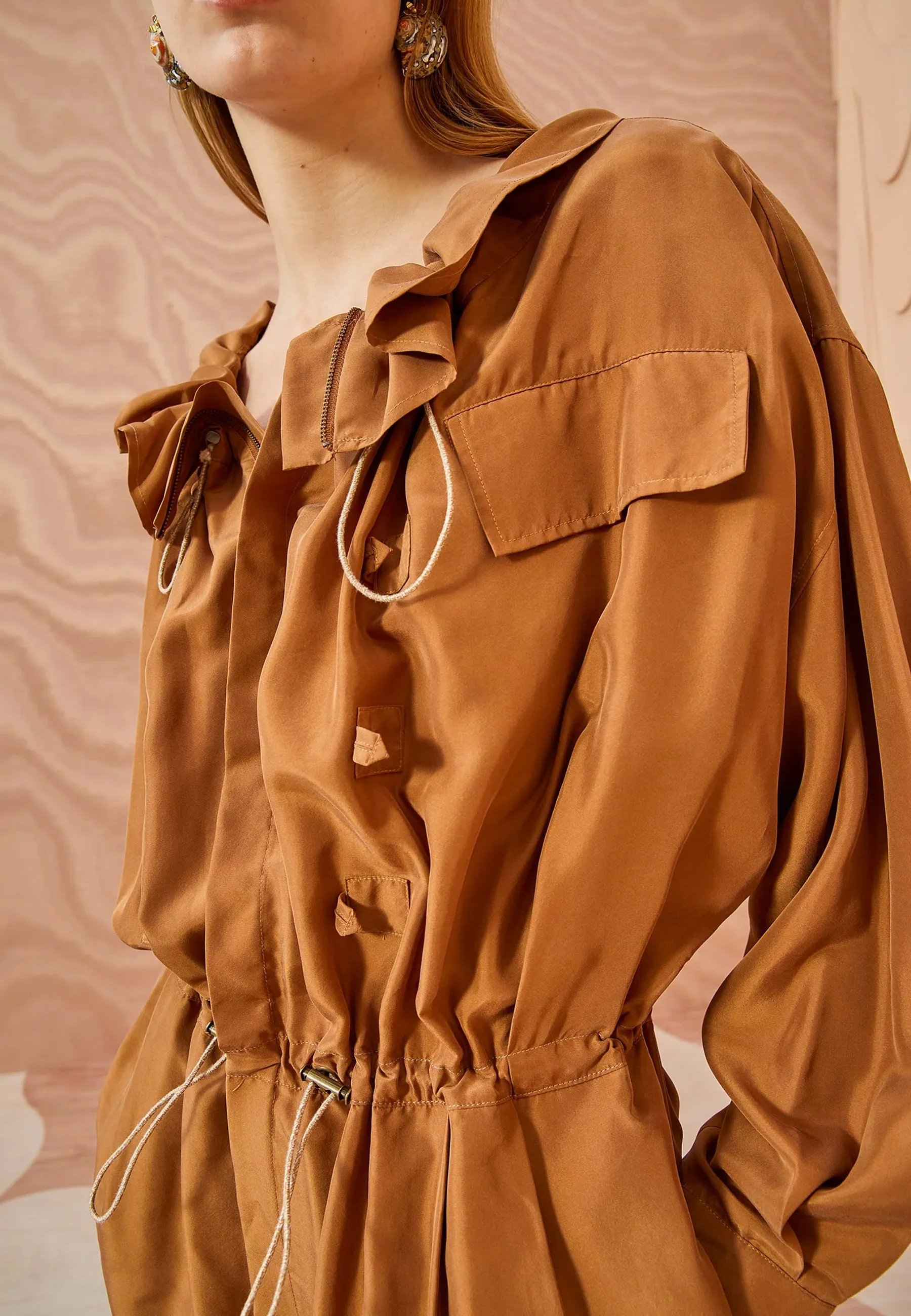 Aida Jumpsuit | Chestnut
