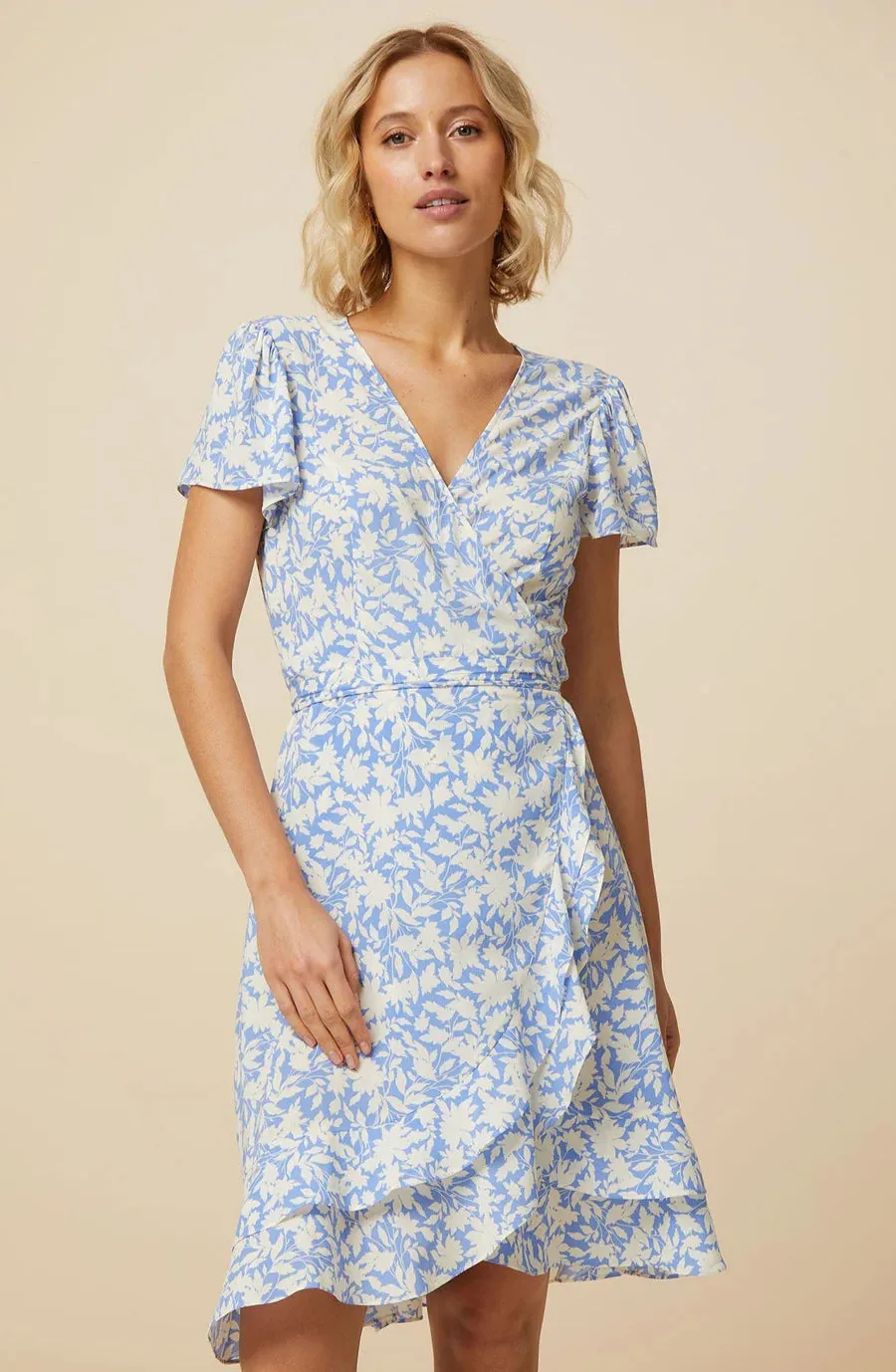 Aspiga Chelsea Wrap Dress Blue