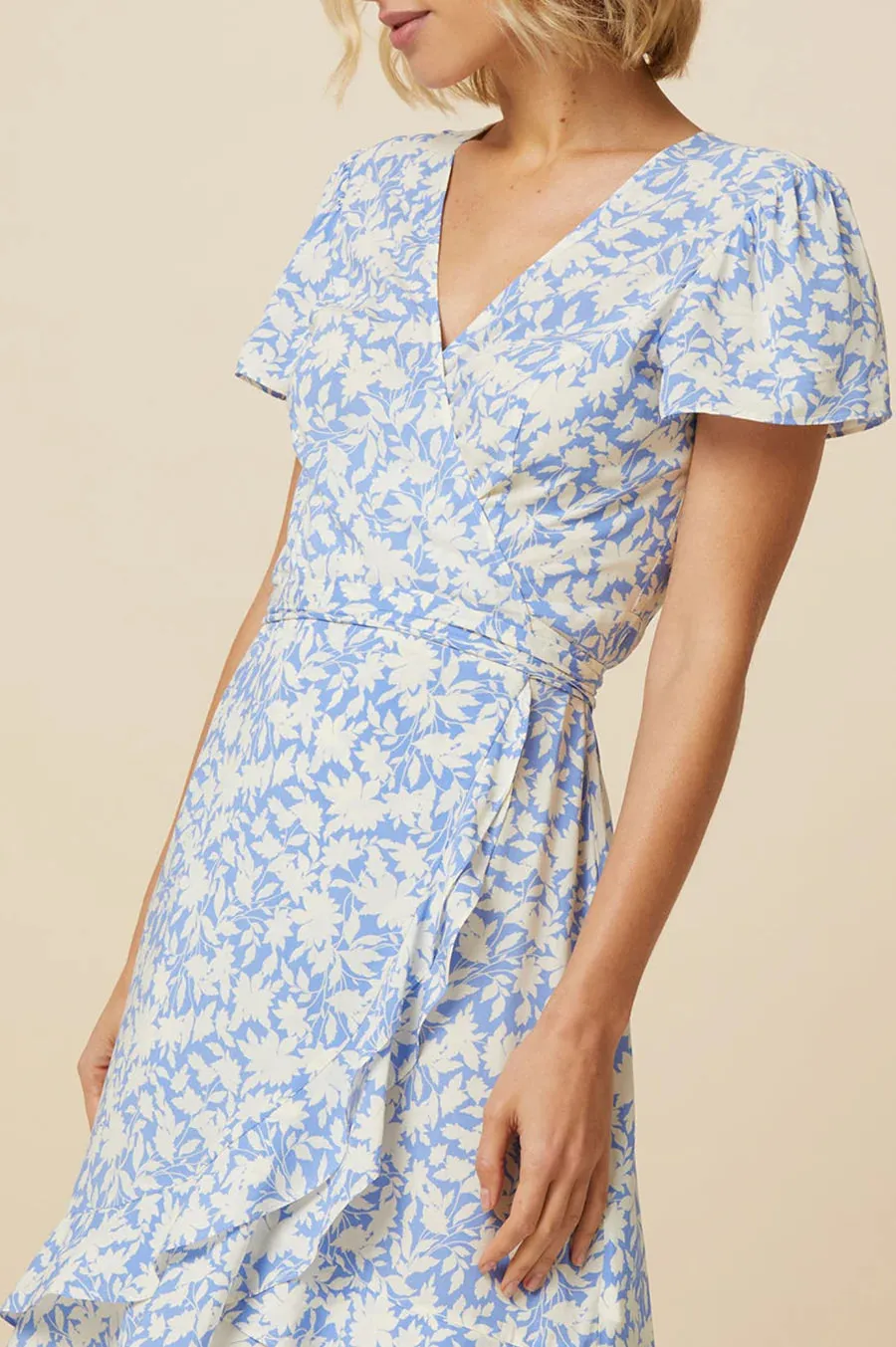 Aspiga Chelsea Wrap Dress Blue