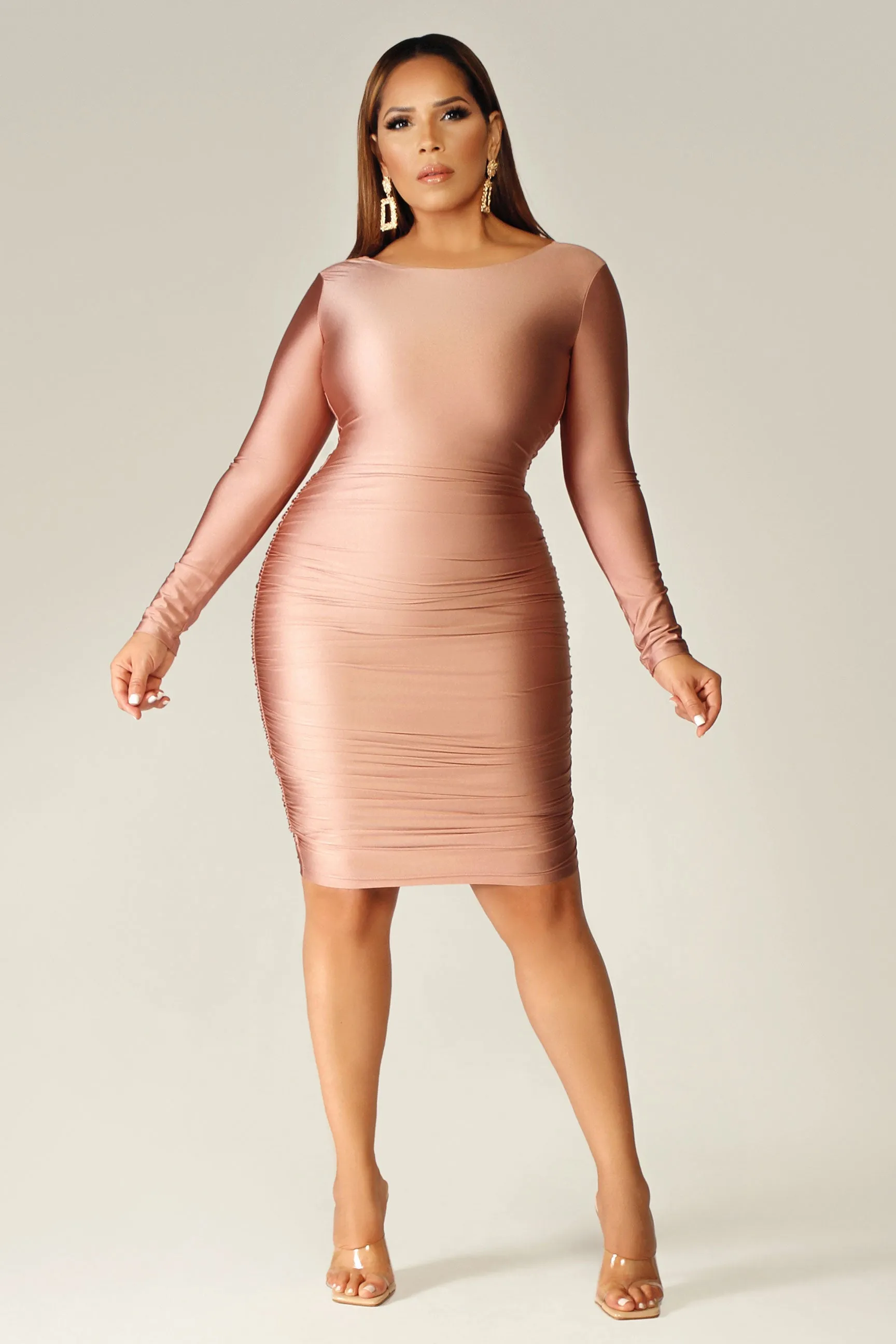 Aviana Ruched Bodycon Dress