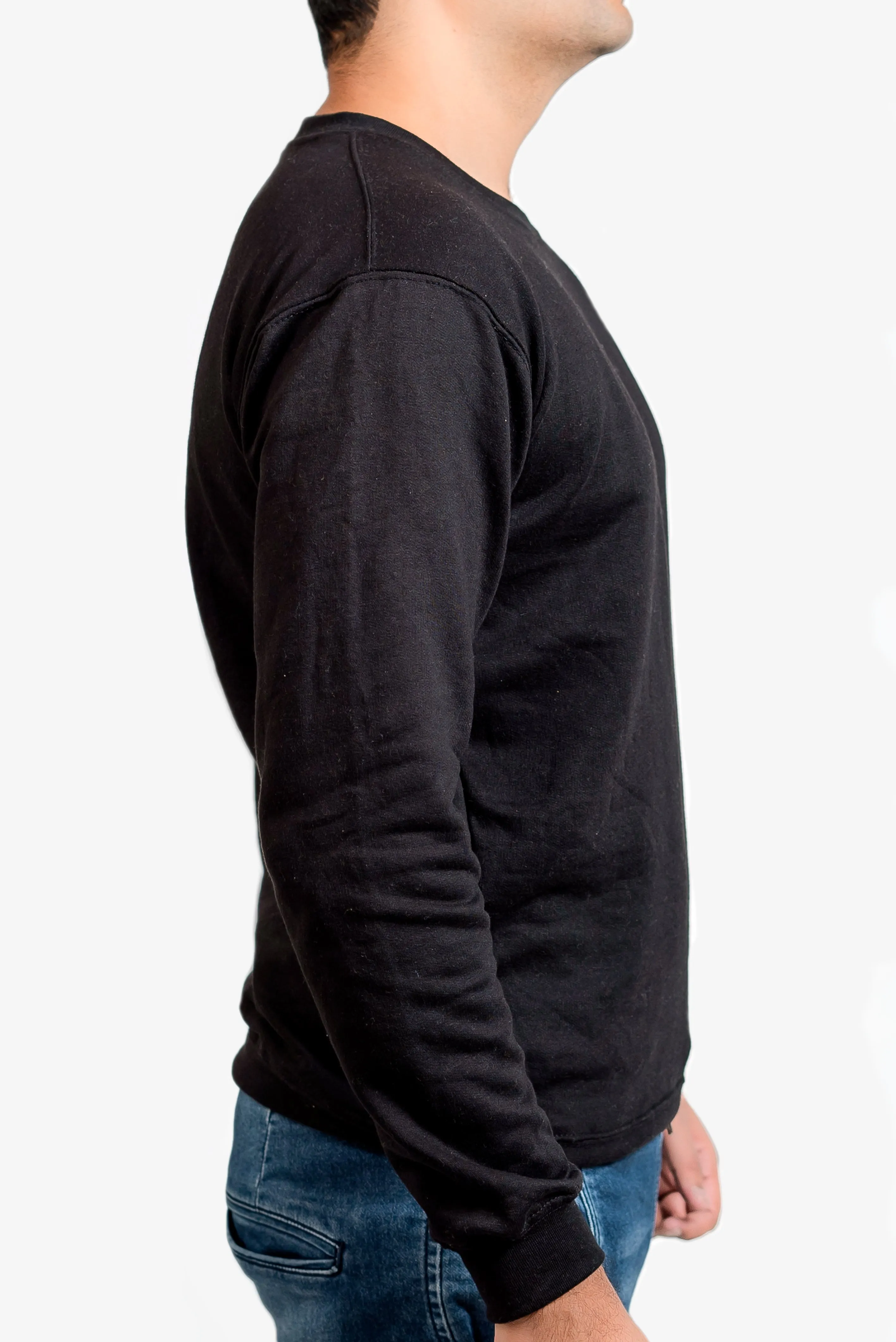 Basic Black Sweatshirt // Men