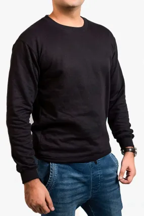 Basic Black Sweatshirt // Men