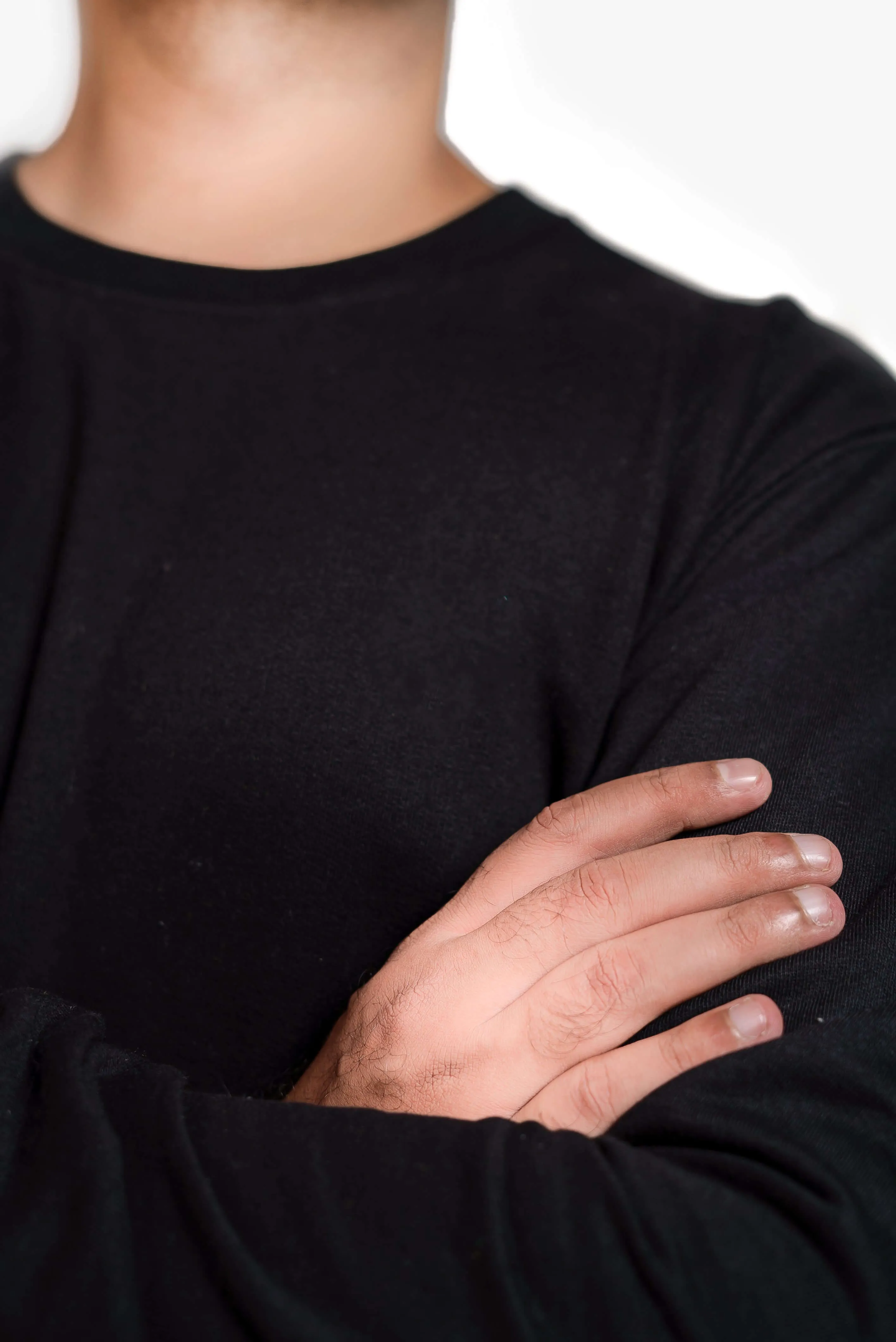 Basic Black Sweatshirt // Men