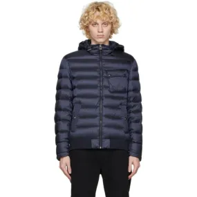 Belstaff Navy Down Streamline Puffer Jacket