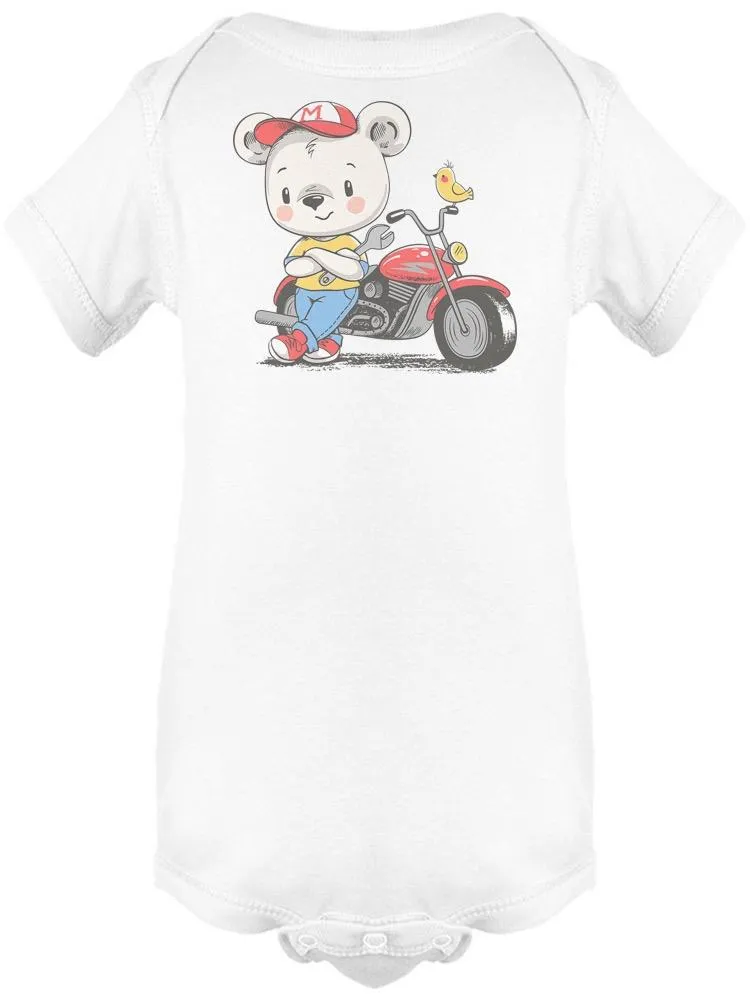 Biker Bear Bodysuit -Image by Shutterstock