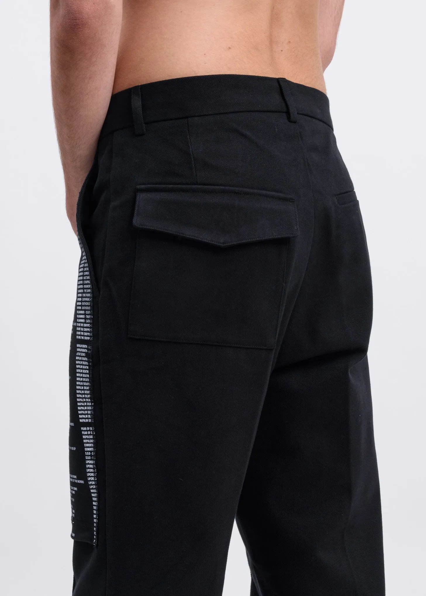 Black Samizdat Chino Trousers
