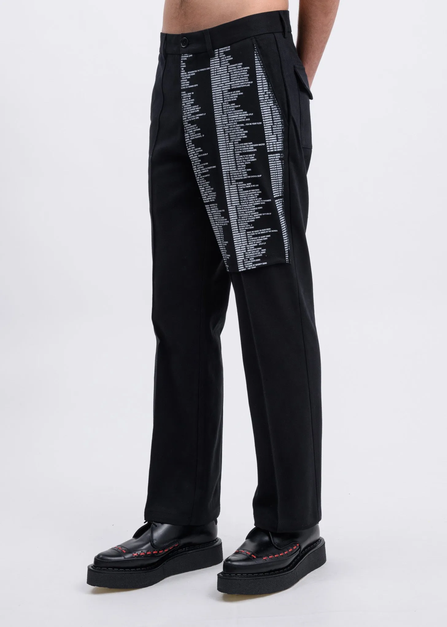 Black Samizdat Chino Trousers