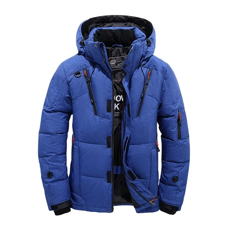 Bludren - Puffer Jacket Heren Ski met Capuchon, Waterdicht, Winddicht & Geïsoleerd