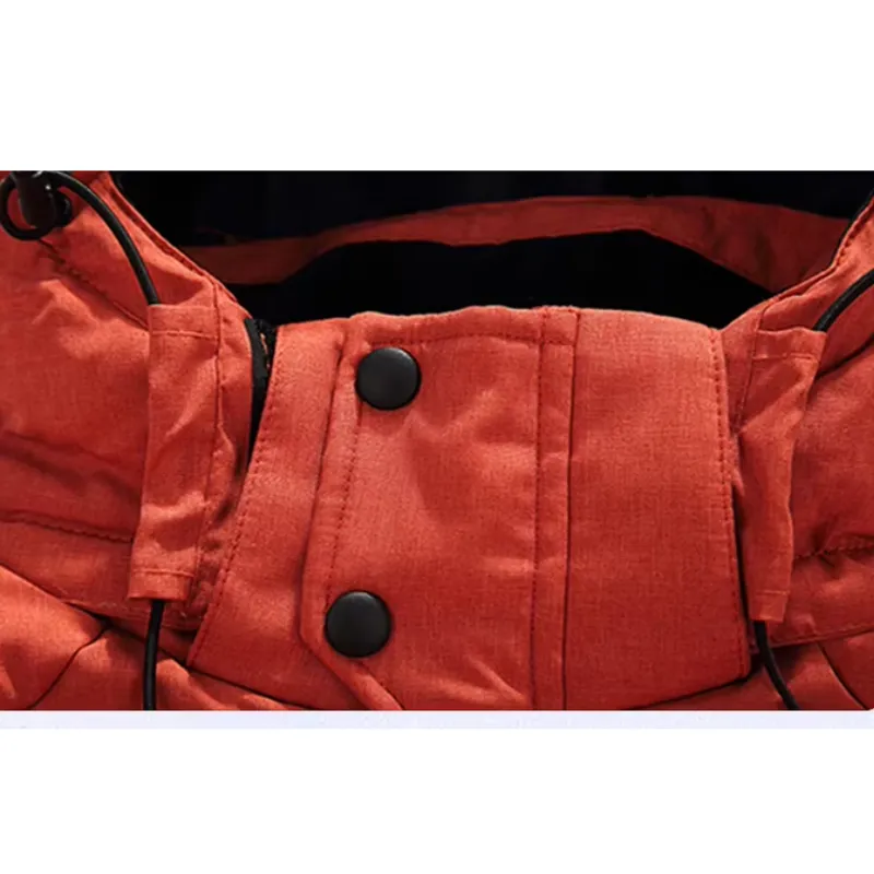 Bludren - Puffer Jacket Heren Ski met Capuchon, Waterdicht, Winddicht & Geïsoleerd