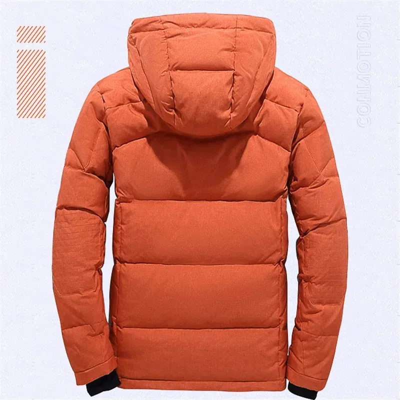 Bludren - Puffer Jacket Heren Ski met Capuchon, Waterdicht, Winddicht & Geïsoleerd