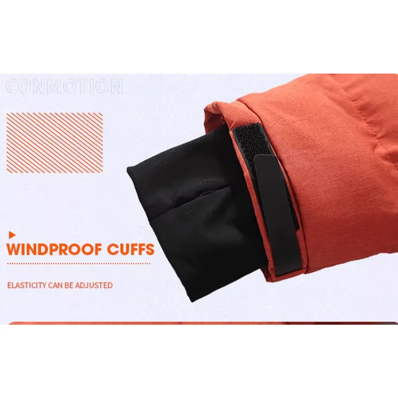 Bludren - Puffer Jacket Heren Ski met Capuchon, Waterdicht, Winddicht & Geïsoleerd
