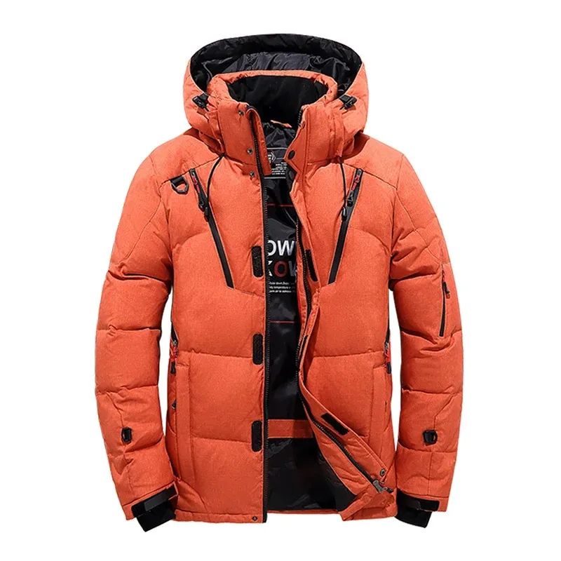 Bludren - Puffer Jacket Heren Ski met Capuchon, Waterdicht, Winddicht & Geïsoleerd