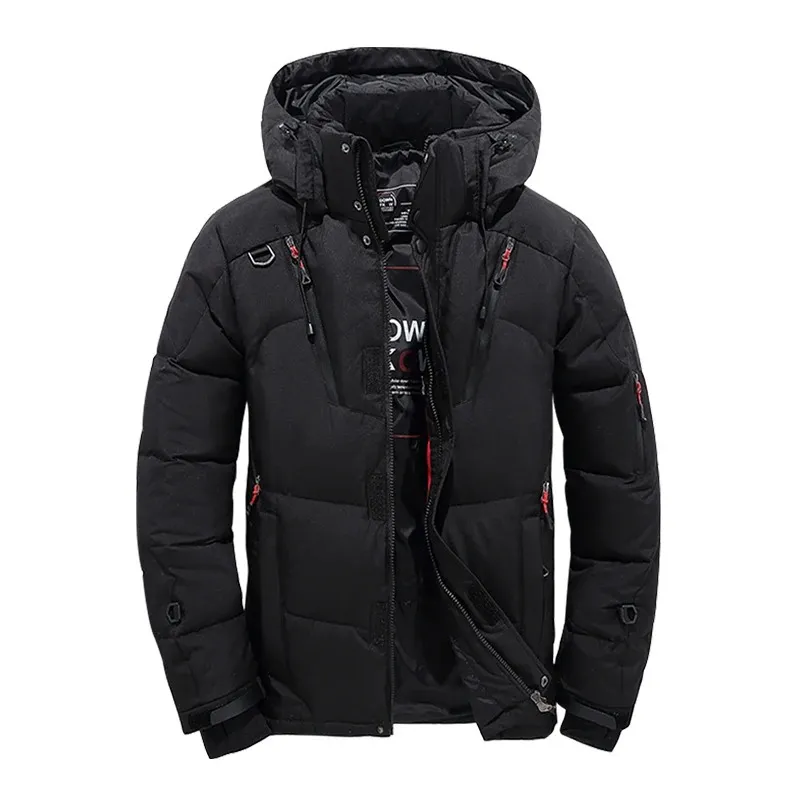 Bludren - Puffer Jacket Heren Ski met Capuchon, Waterdicht, Winddicht & Geïsoleerd