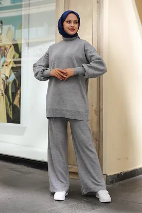 BNG Women Knitwear Twin Set Gray - Clermont