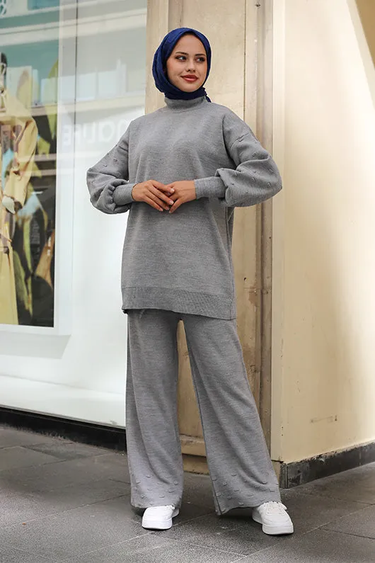 BNG Women Knitwear Twin Set Gray - Clermont