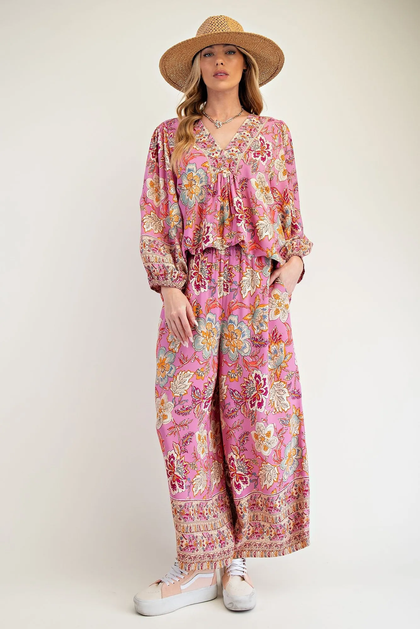 Border Printed Babydoll Tunic/Stuffology Boutique