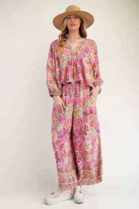 Border Printed Babydoll Tunic/Stuffology Boutique