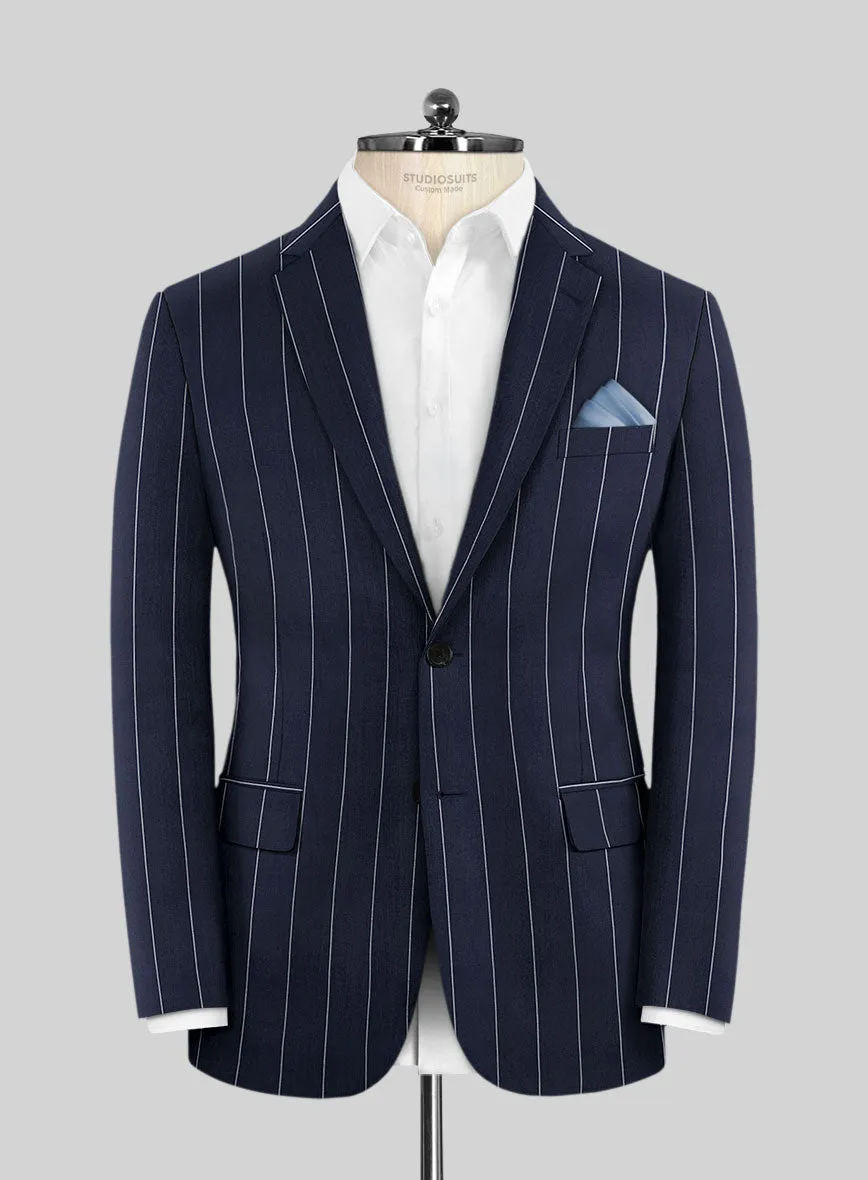 Caccioppoli Sun Dream Uggo Dark Navy Wool Silk Suit