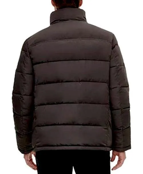 Calvin Klein Mens Puffer Jacket Coat Small Black Solid