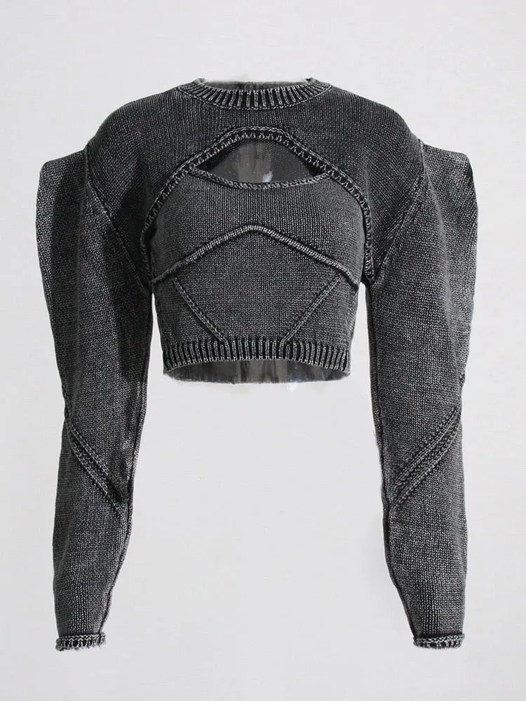 Camile Knit Two Piece Top