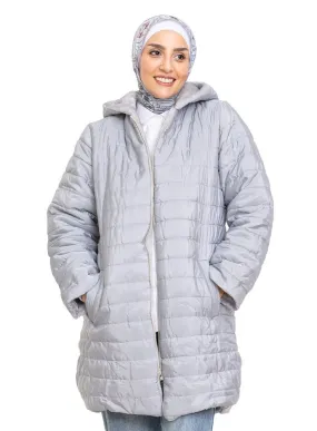 Cloud Long Double Face Jacket