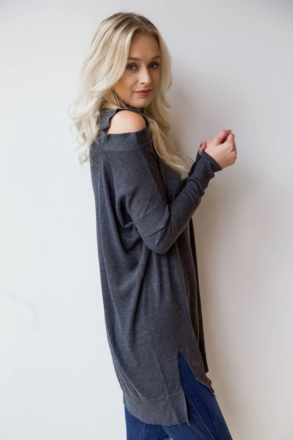 cold shoulder tunic/dress