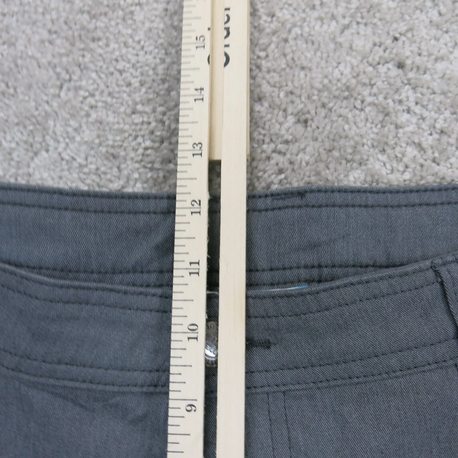 Columbia Mens Chino Pant Slim Straight Leg Mid Rise Pockets Blue Size 36W/34L