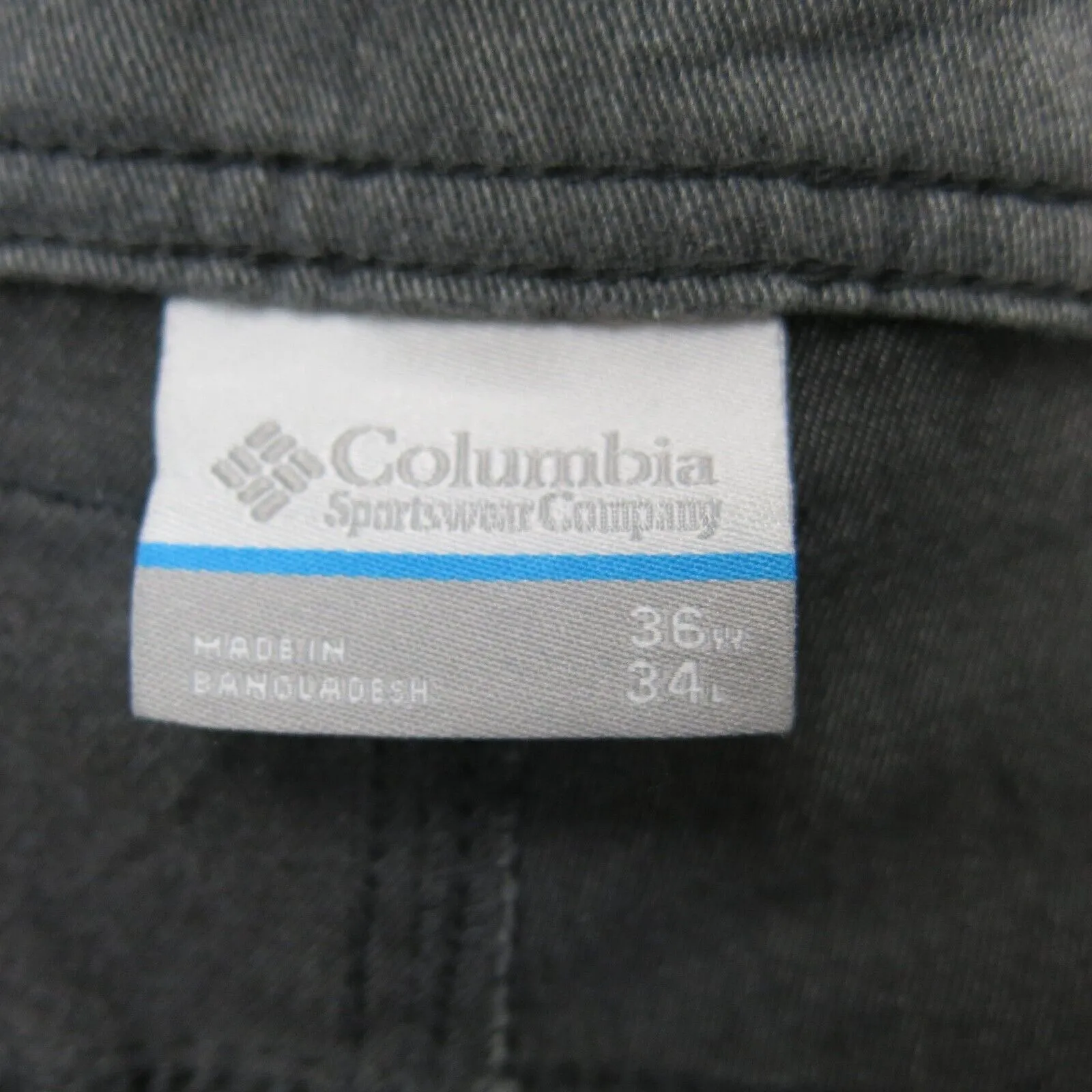 Columbia Mens Chino Pant Slim Straight Leg Mid Rise Pockets Blue Size 36W/34L