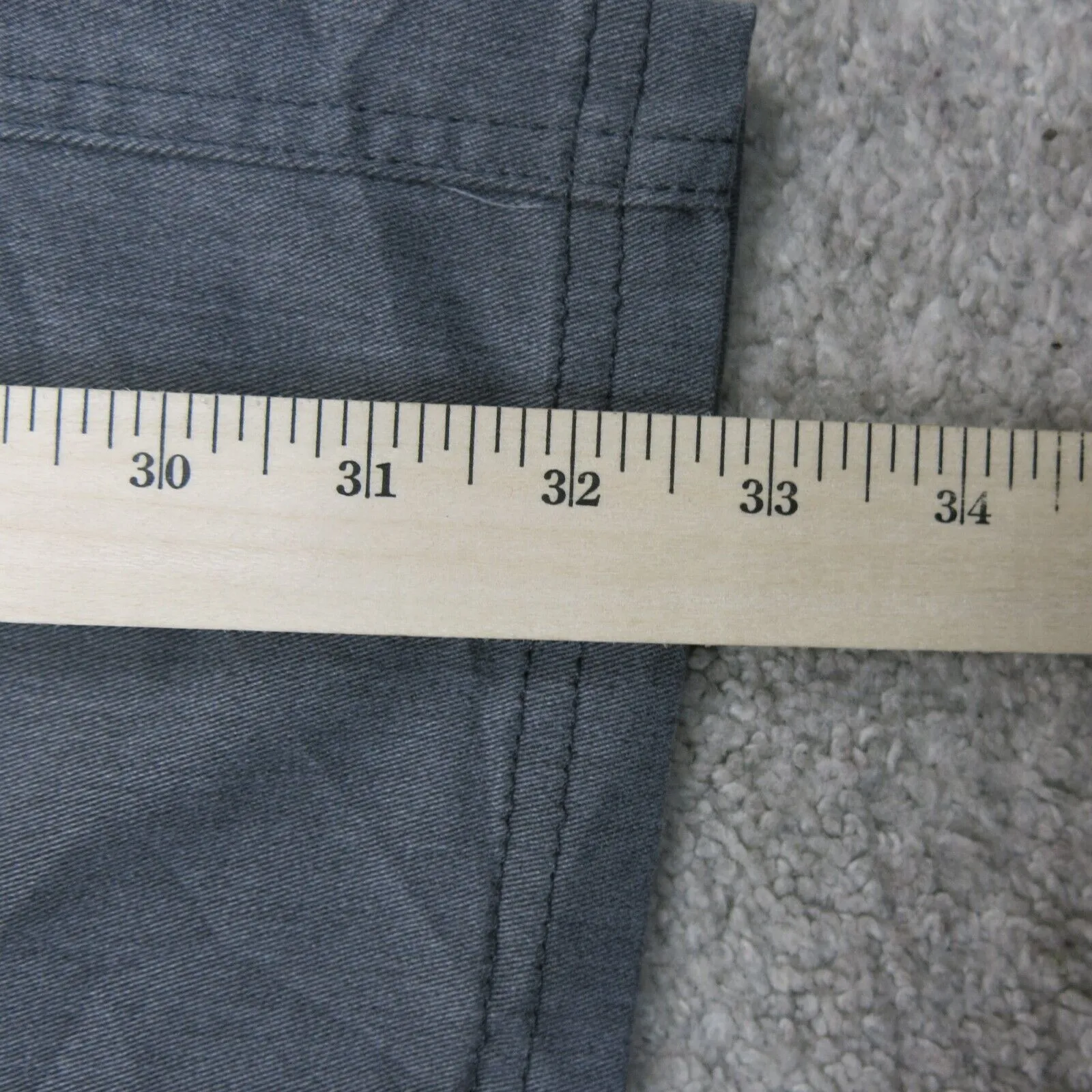 Columbia Mens Chino Pant Slim Straight Leg Mid Rise Pockets Blue Size 36W/34L