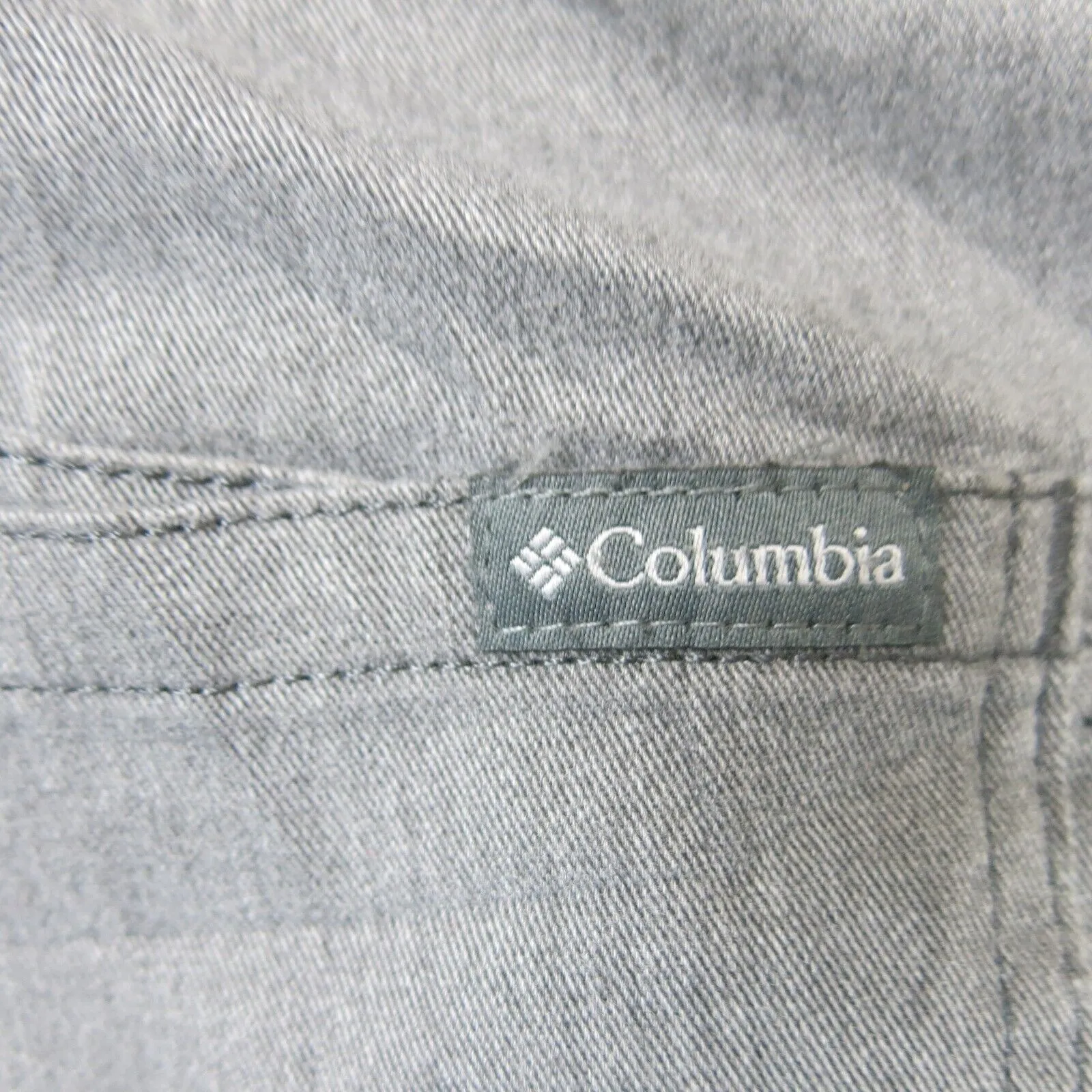 Columbia Mens Chino Pant Slim Straight Leg Mid Rise Pockets Blue Size 36W/34L