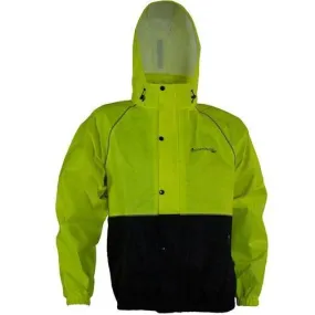 Compass 360 RoadTek Reflective Riding Jacket-Hi-Viz Lime-LG