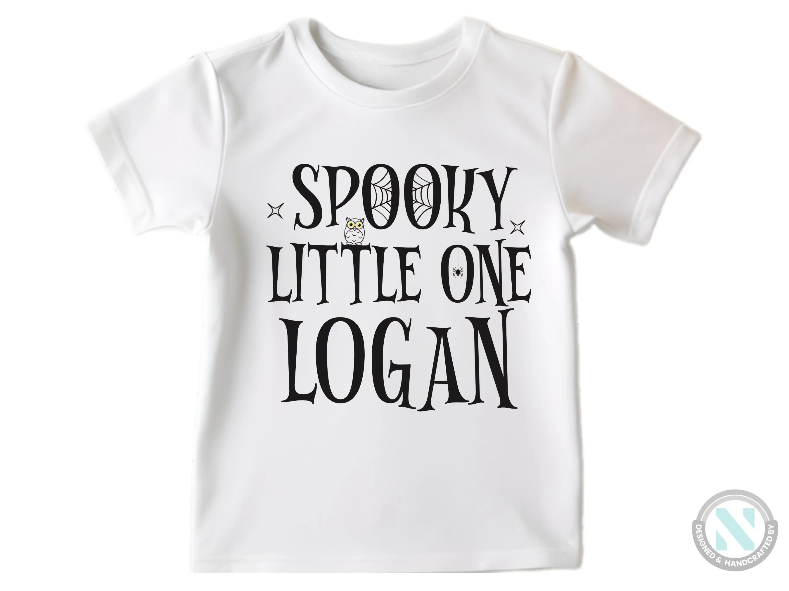 Custom My First Halloween Bodysuit Gift for Baby Boys with Spooky Little One