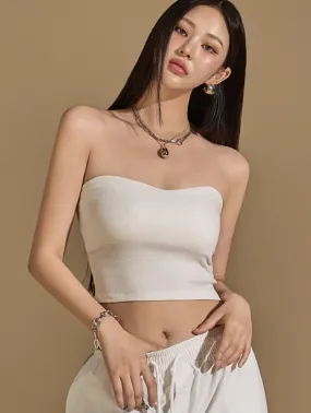 E3462 Ribbed Knit Tube Top