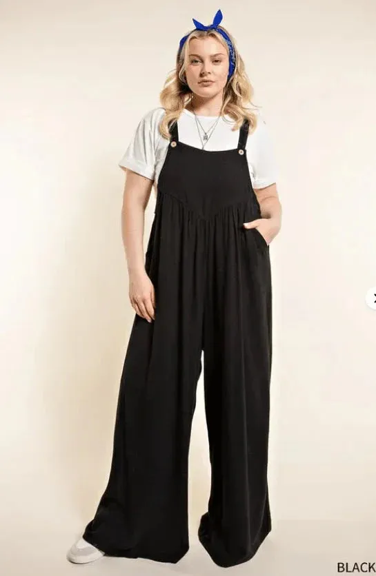 Elsie Linen Bloom Summer Jumpsuit