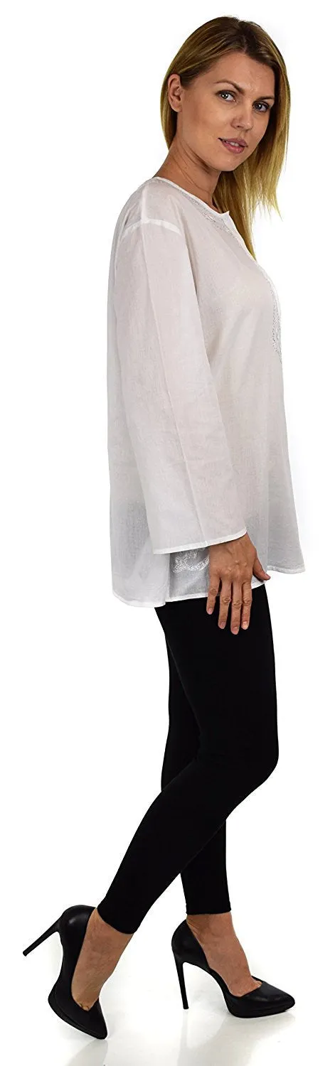 Embroidered Summer Tunic, Ombre dyed Tunic, Tie Dye Ombre Blouse, women Tie dye Shirt Top Regular and Plus Sizes