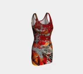 Fire Storm Fitted Dress