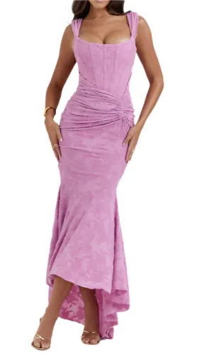 FLORA Strapless Lace Bodycon Dress