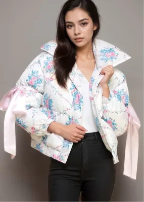 Floral Puffer Jacket