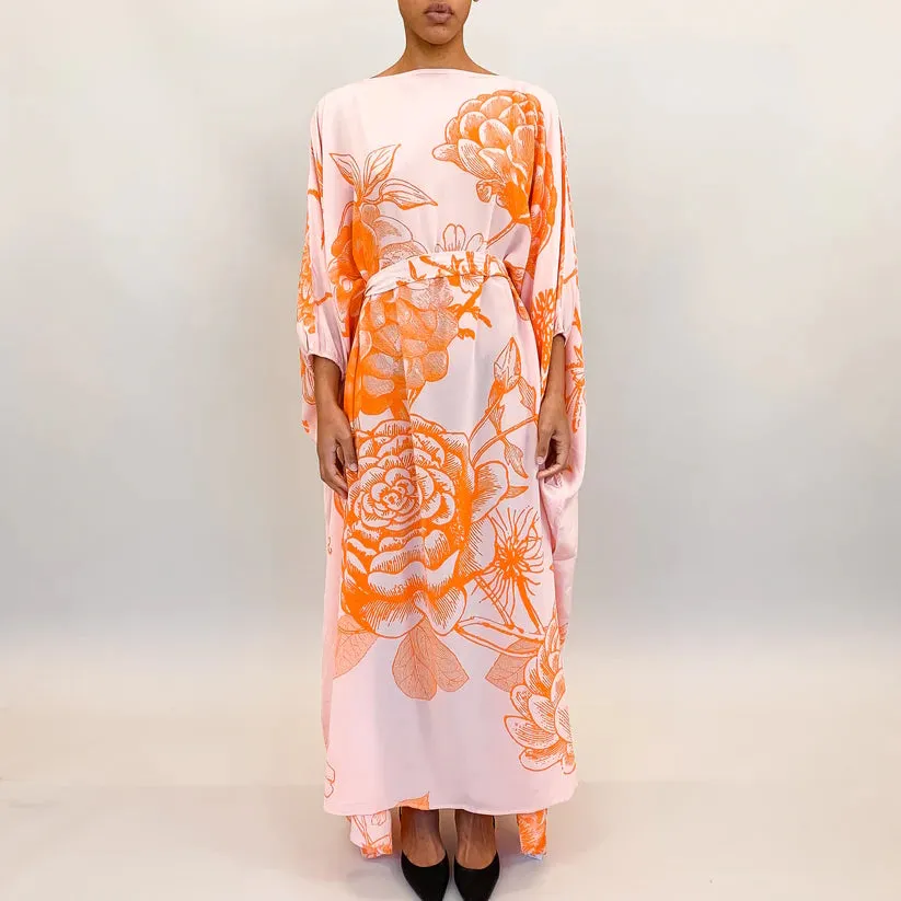 Flower Explosion Evening Dress