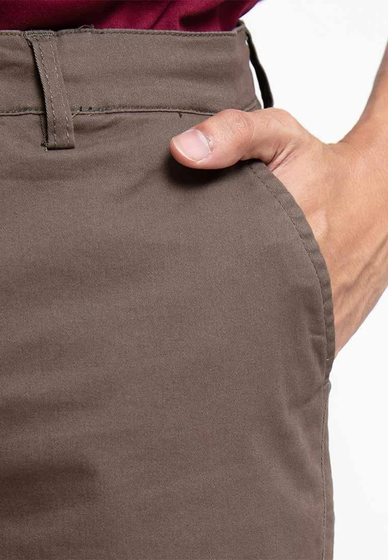 Forest Stretchable Cotton Twill 19/20" Bermuda Men Shorts Chino Short Pants Men - 665070