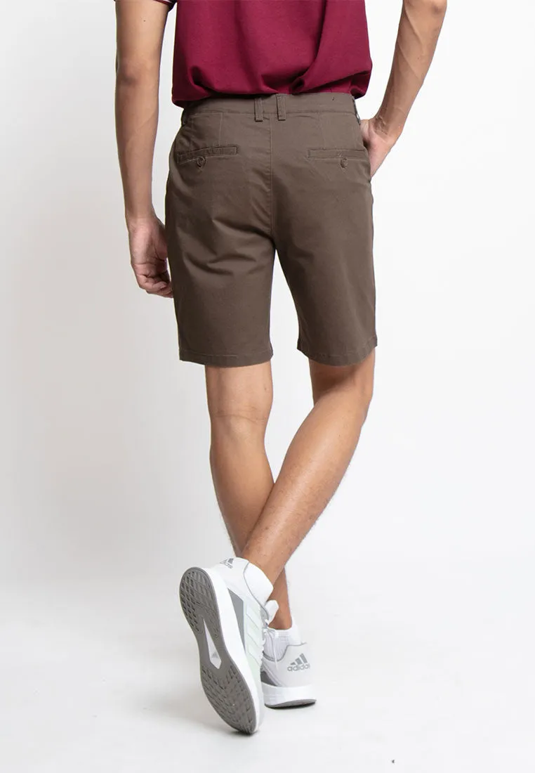 Forest Stretchable Cotton Twill 19/20" Bermuda Men Shorts Chino Short Pants Men - 665070
