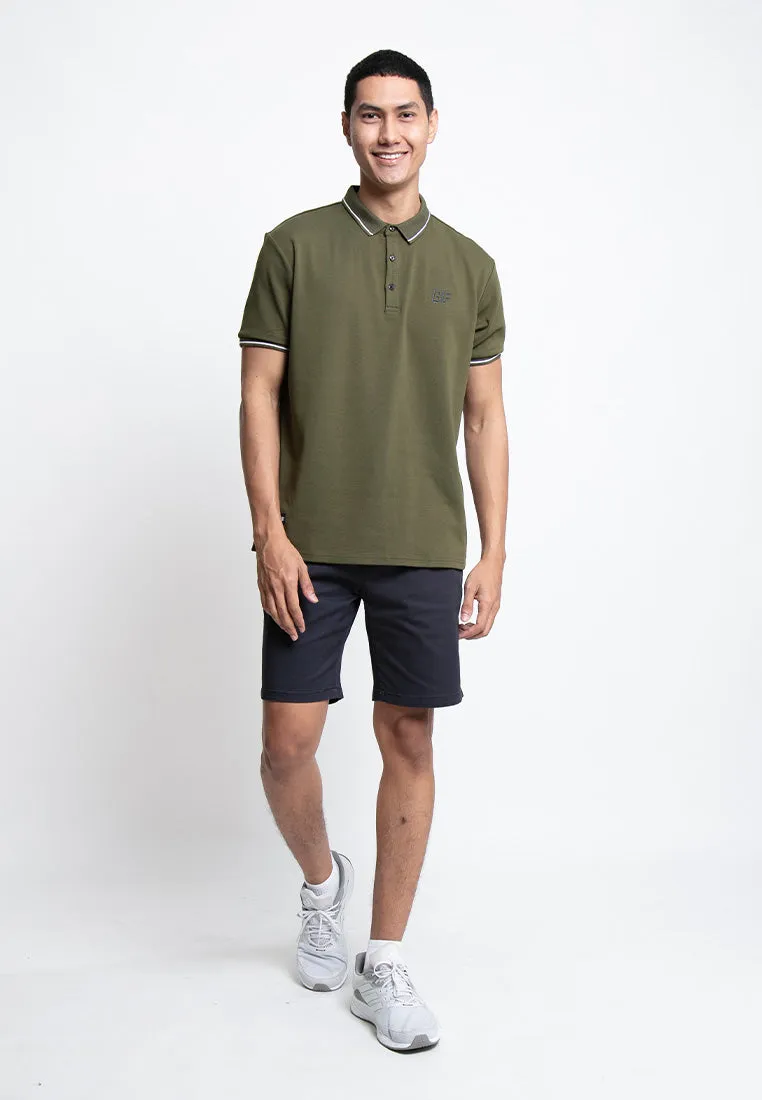 Forest Stretchable Cotton Twill 19/20" Bermuda Men Shorts Chino Short Pants Men - 665070