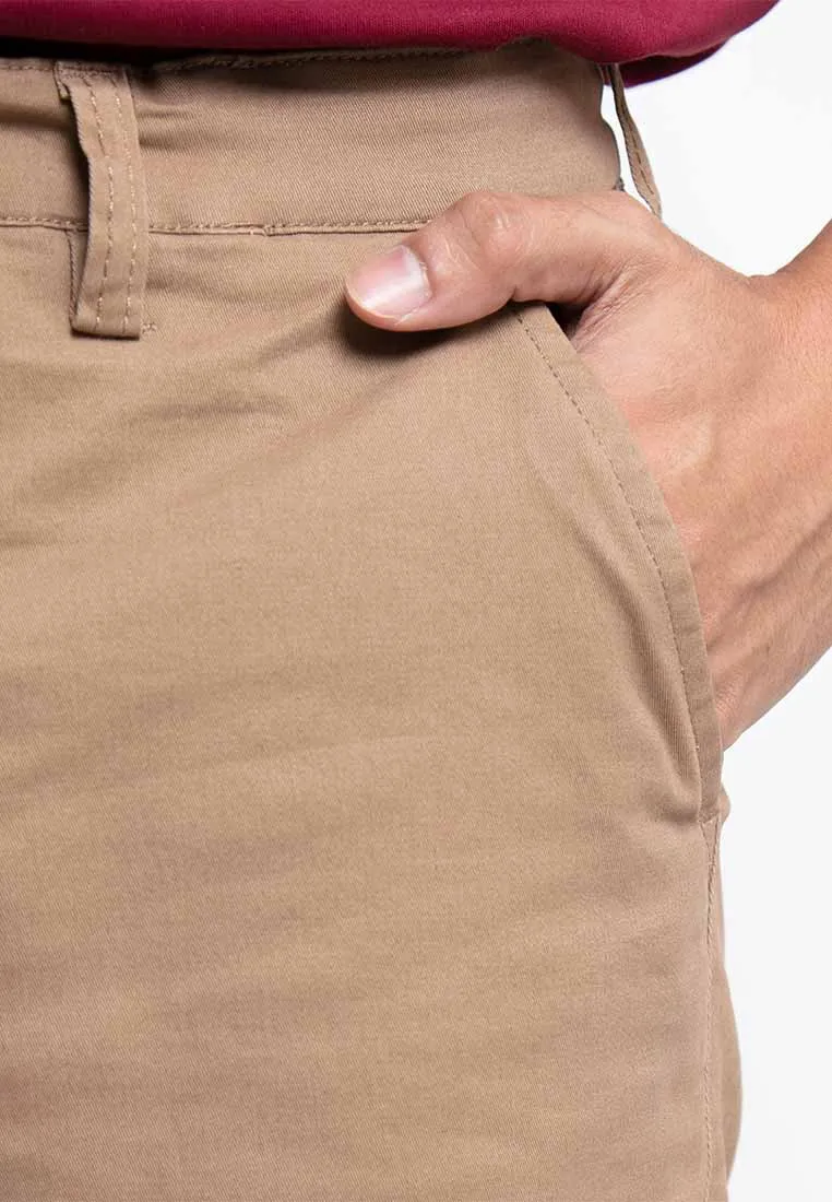 Forest Stretchable Cotton Twill 19/20" Bermuda Men Shorts Chino Short Pants Men - 665070