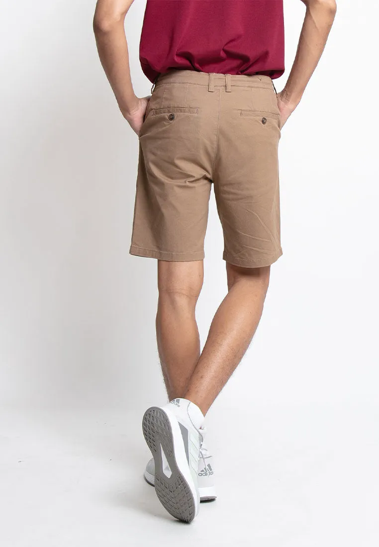 Forest Stretchable Cotton Twill 19/20" Bermuda Men Shorts Chino Short Pants Men - 665070