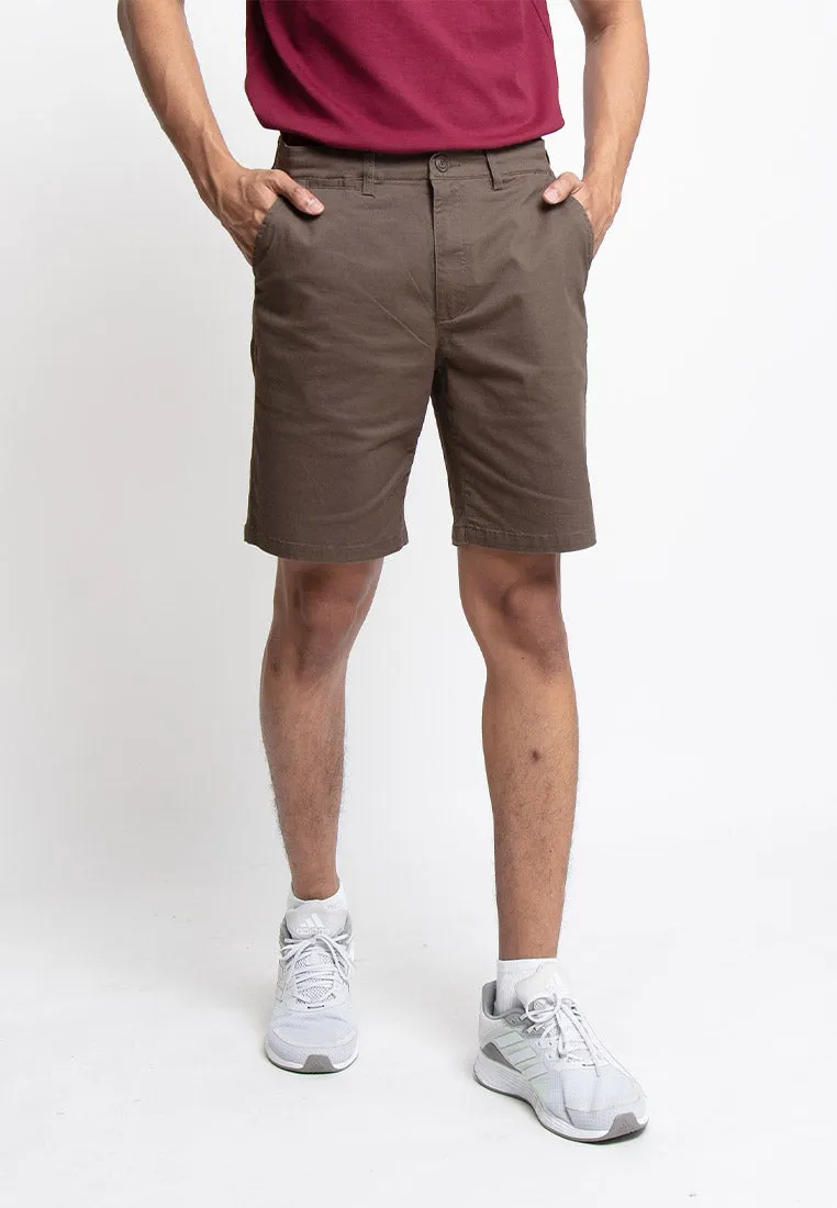 Forest Stretchable Cotton Twill 19/20" Bermuda Men Shorts Chino Short Pants Men - 665070