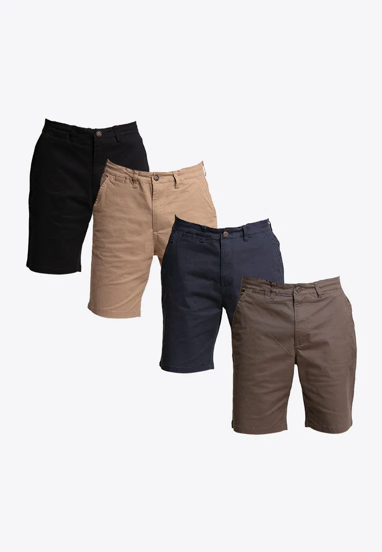 Forest Stretchable Cotton Twill 19/20" Bermuda Men Shorts Chino Short Pants Men - 665070