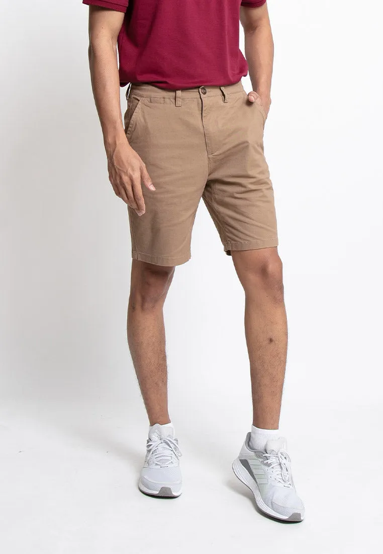 Forest Stretchable Cotton Twill 19/20" Bermuda Men Shorts Chino Short Pants Men - 665070