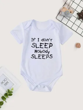 Graphic Baby Bodysuits White