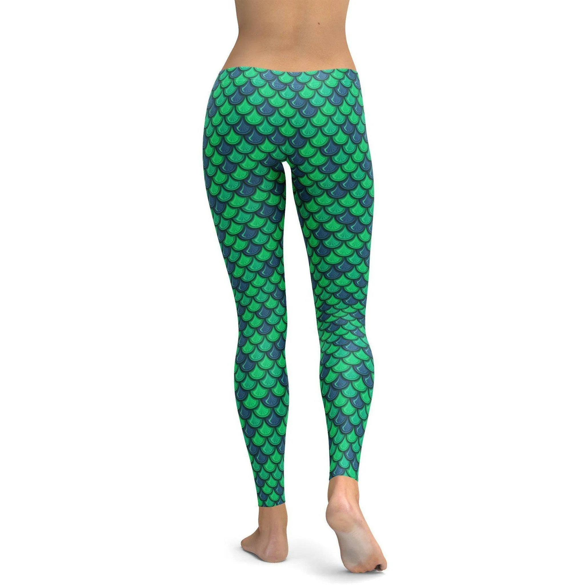 Green Mermaid Leggings